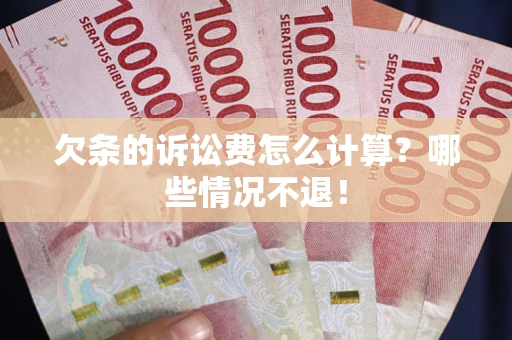 武汉欠条的诉讼费怎么计算?哪些情况不退! 武汉欠条的诉讼费怎么计算?哪些情况不退!