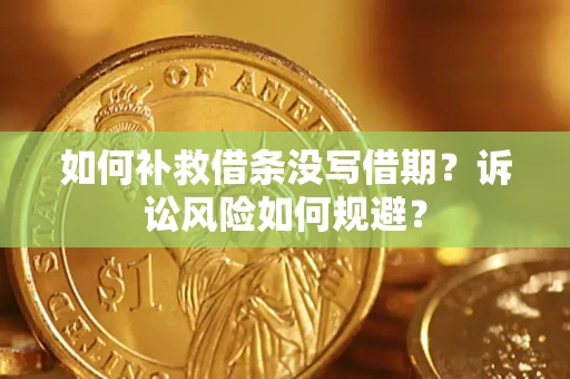 武汉如何补救借条没写借期？诉讼风险如何规避？