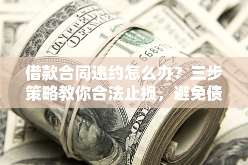 武汉借款合同违约怎么办？三步策略教你合法止损，避免债务危机升级